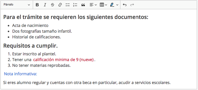 Imagen de ejemplo de uso de listas. :align: center