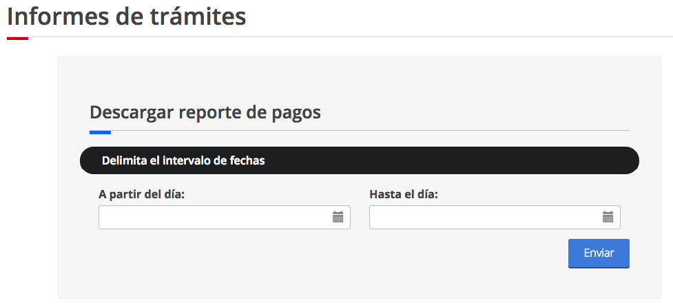 Imagen de informes de trámite