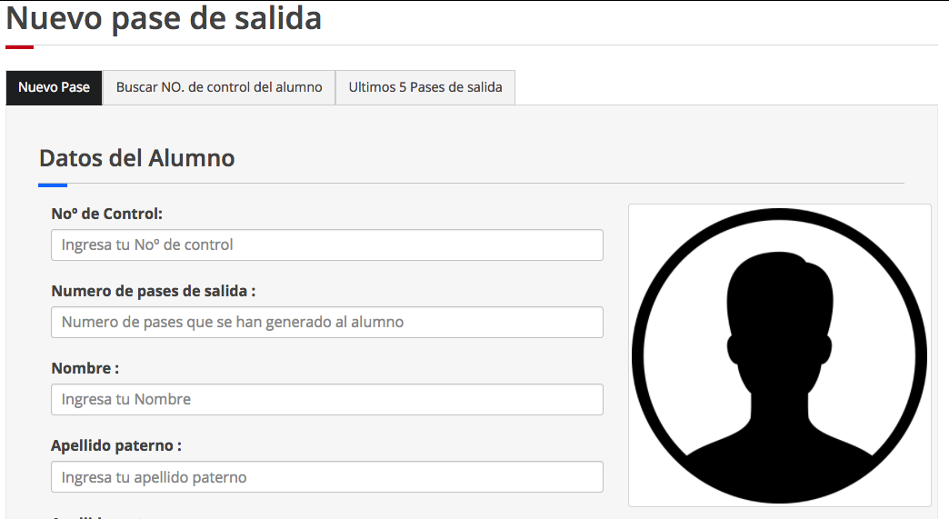 Imagen de pases de salida